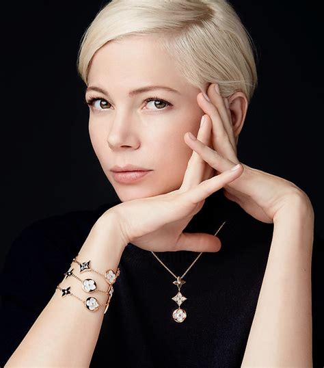 michelle williams louis vuitton hair|michelle williams jewelry collection.